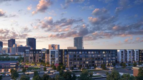 A rendering of the property