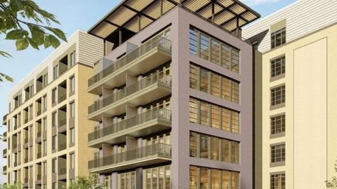 Rendering of Mockingbird Station project